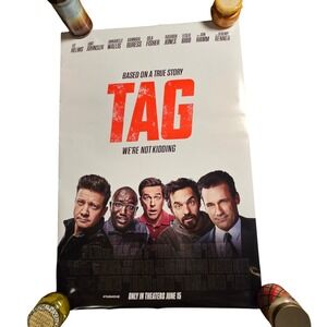 Tag 2018 Original Movie Poster 27x40 Jeremy Renner Jon Hamm Ed Helms D/S